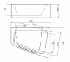 Акриловая ванна Gemy G9056 O R